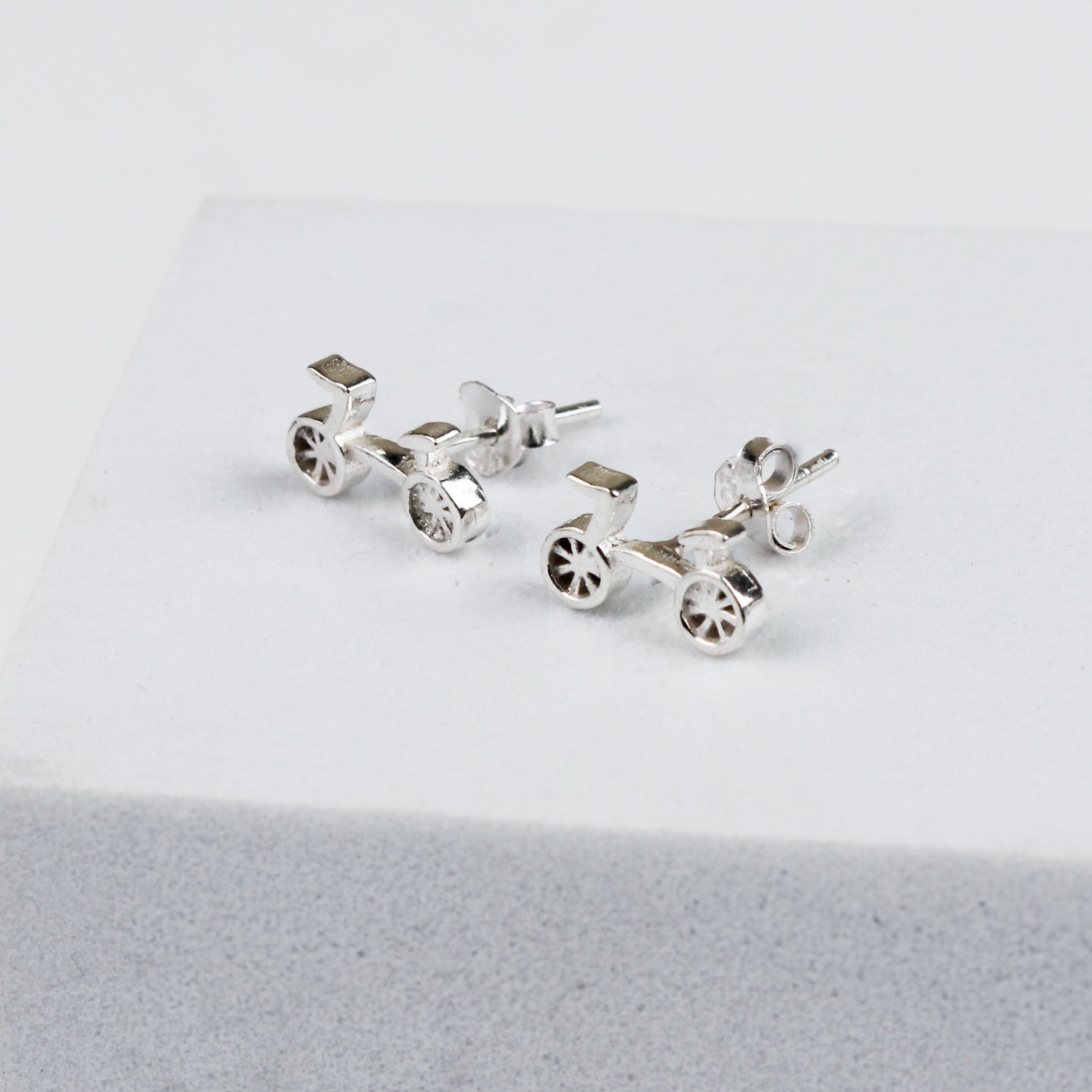 Silver Cycle Stud