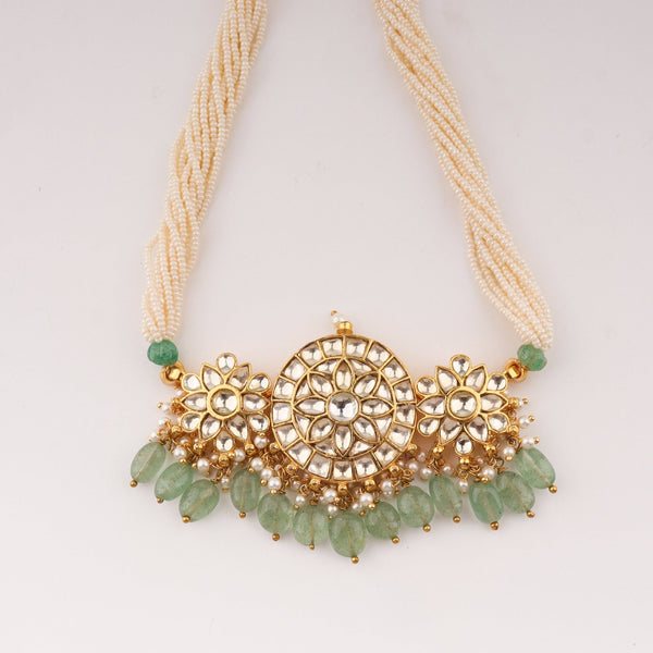 Close-up of 22K gold-plated fashion sets showcasing intricate detailing, fine craftsmanship, and rich 22K gold plating