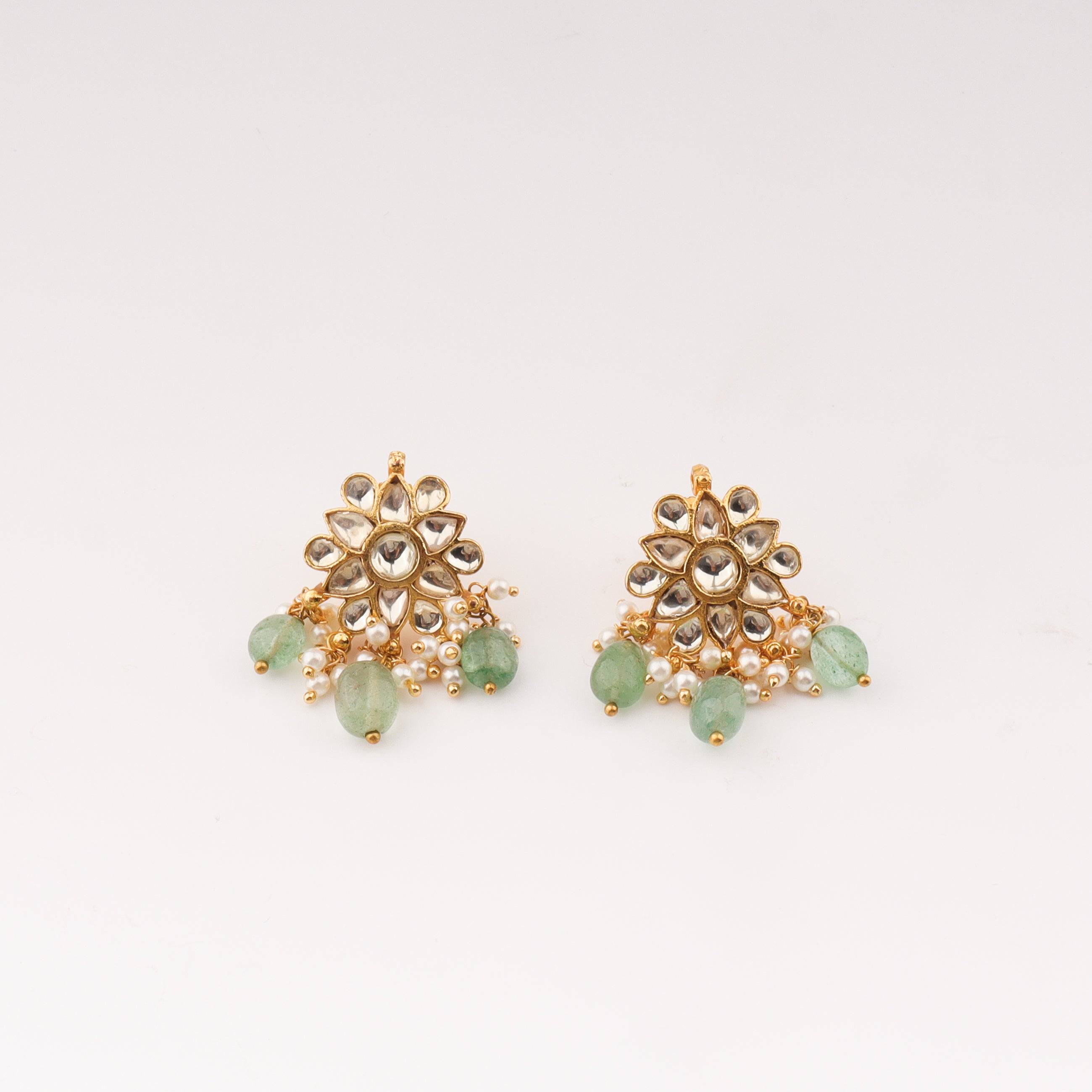Close-up of 22K gold-plated fashion sets showcasing intricate detailing, fine craftsmanship, and rich 22K gold plating