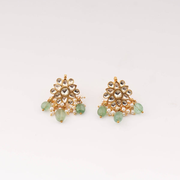 Close-up of 22K gold-plated fashion sets showcasing intricate detailing, fine craftsmanship, and rich 22K gold plating