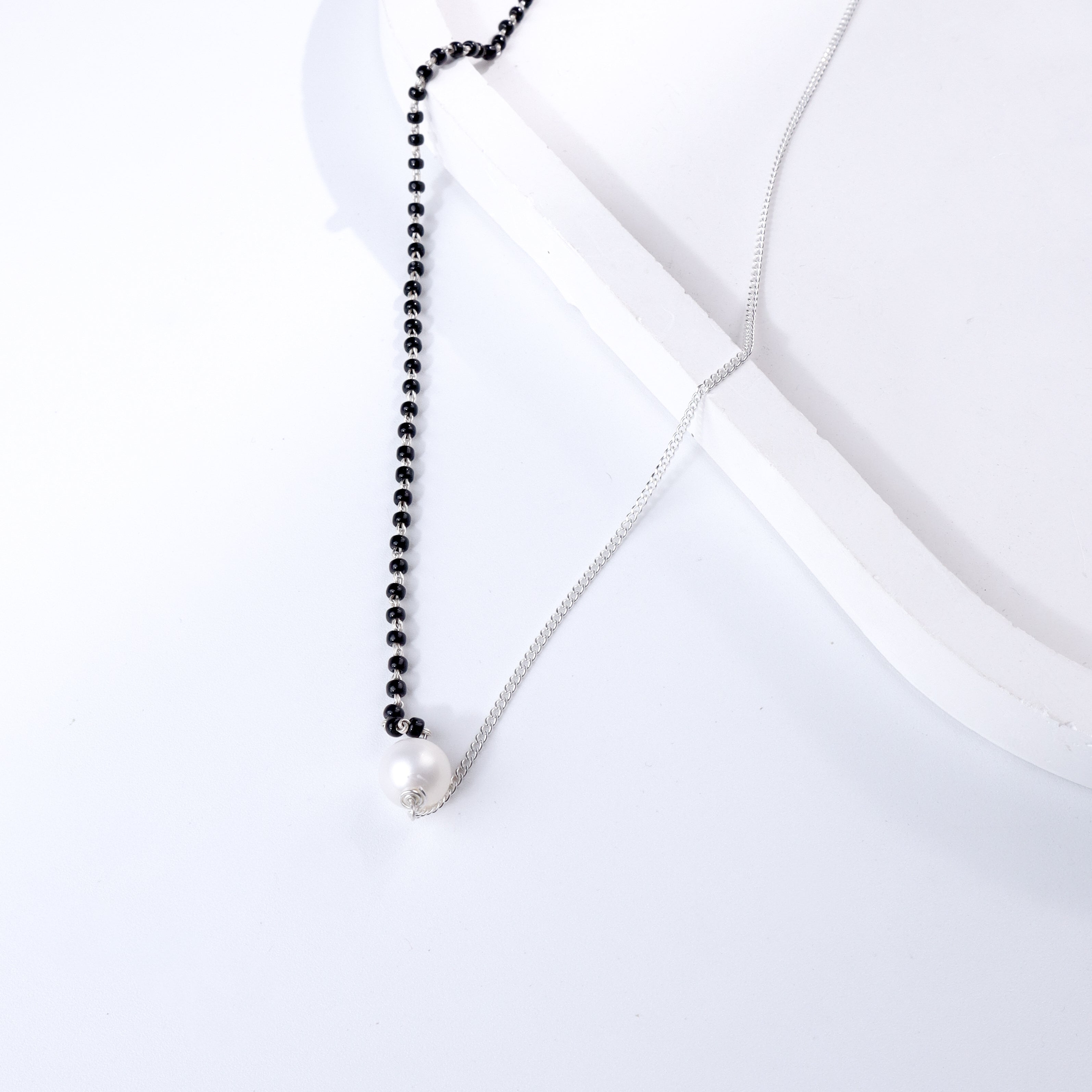 Half & Half: Pearl Mangalsutra