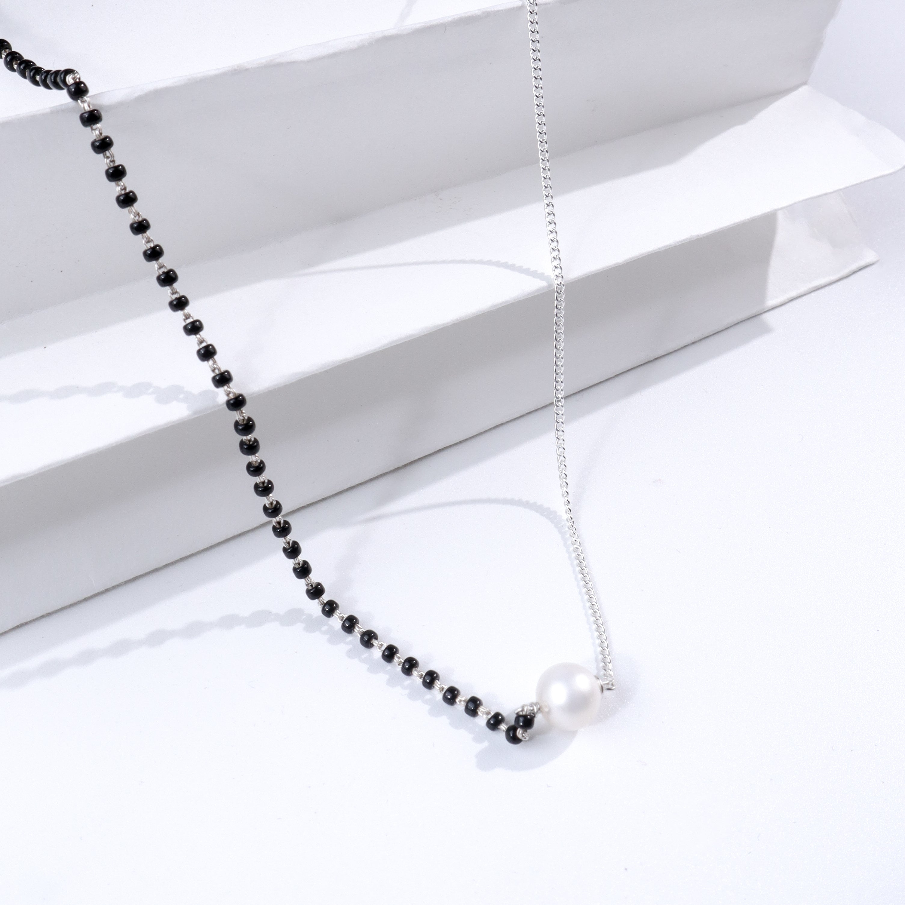 Half & Half: Pearl Mangalsutra