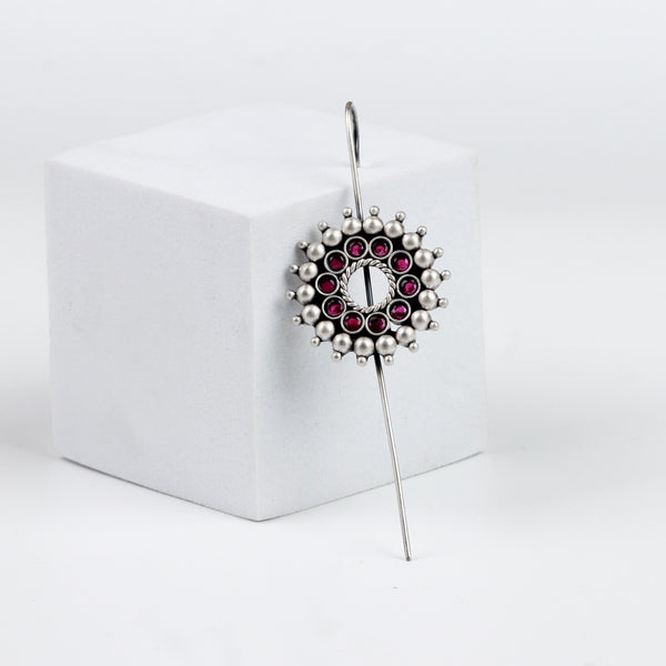Pink Karwar Motif Single Earrcuff