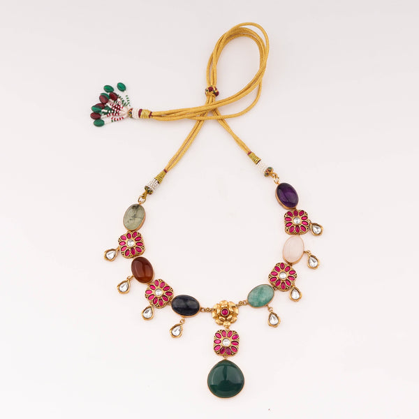 Flat-lay of 22K Gold-Plated Fashion Set with complementary gold-plated jewelry and elegant festive accessories