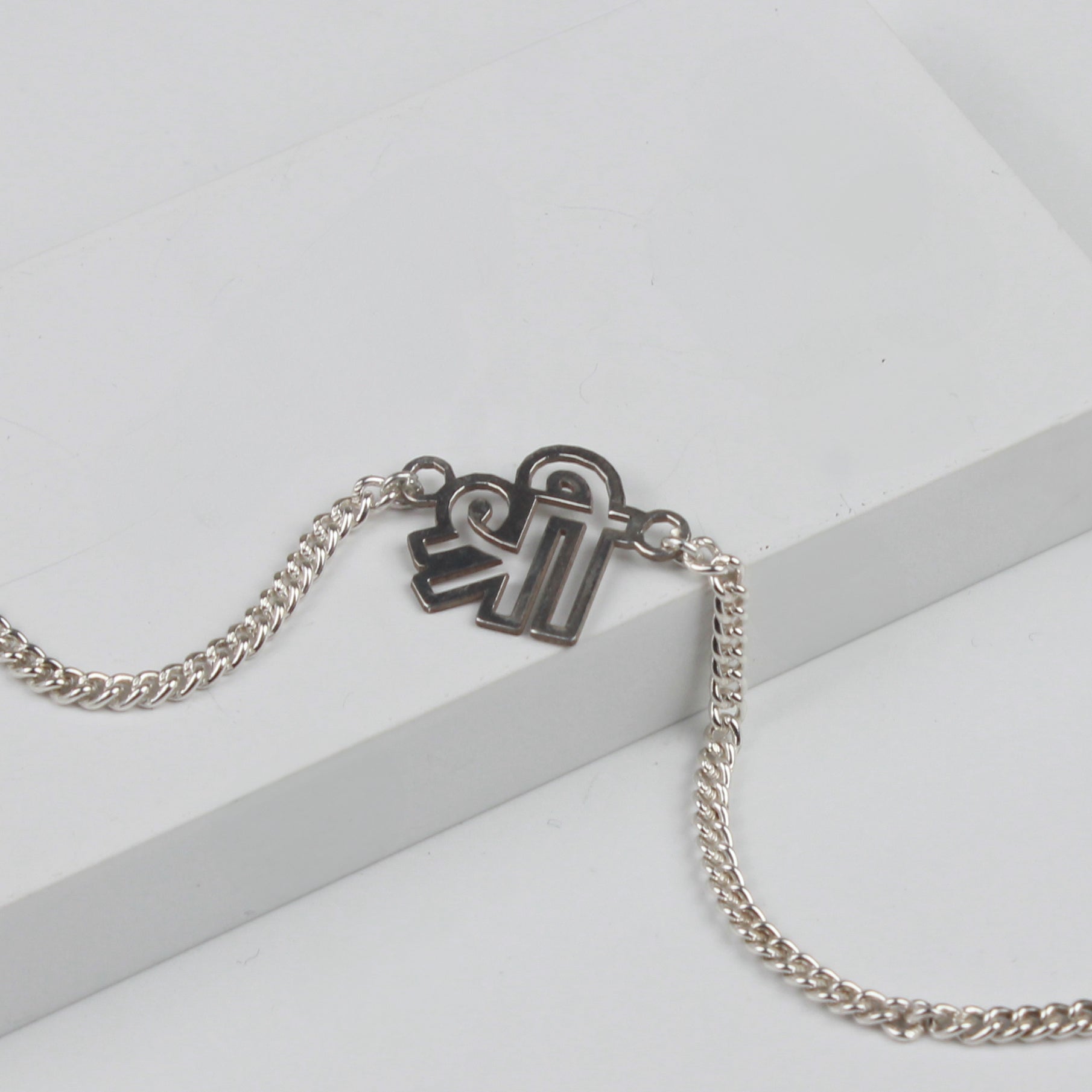 Custom Silver Akshar Lasercut Creation (Without chain)