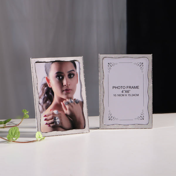 Silver Plated Photo Frame (4x6) for home decor