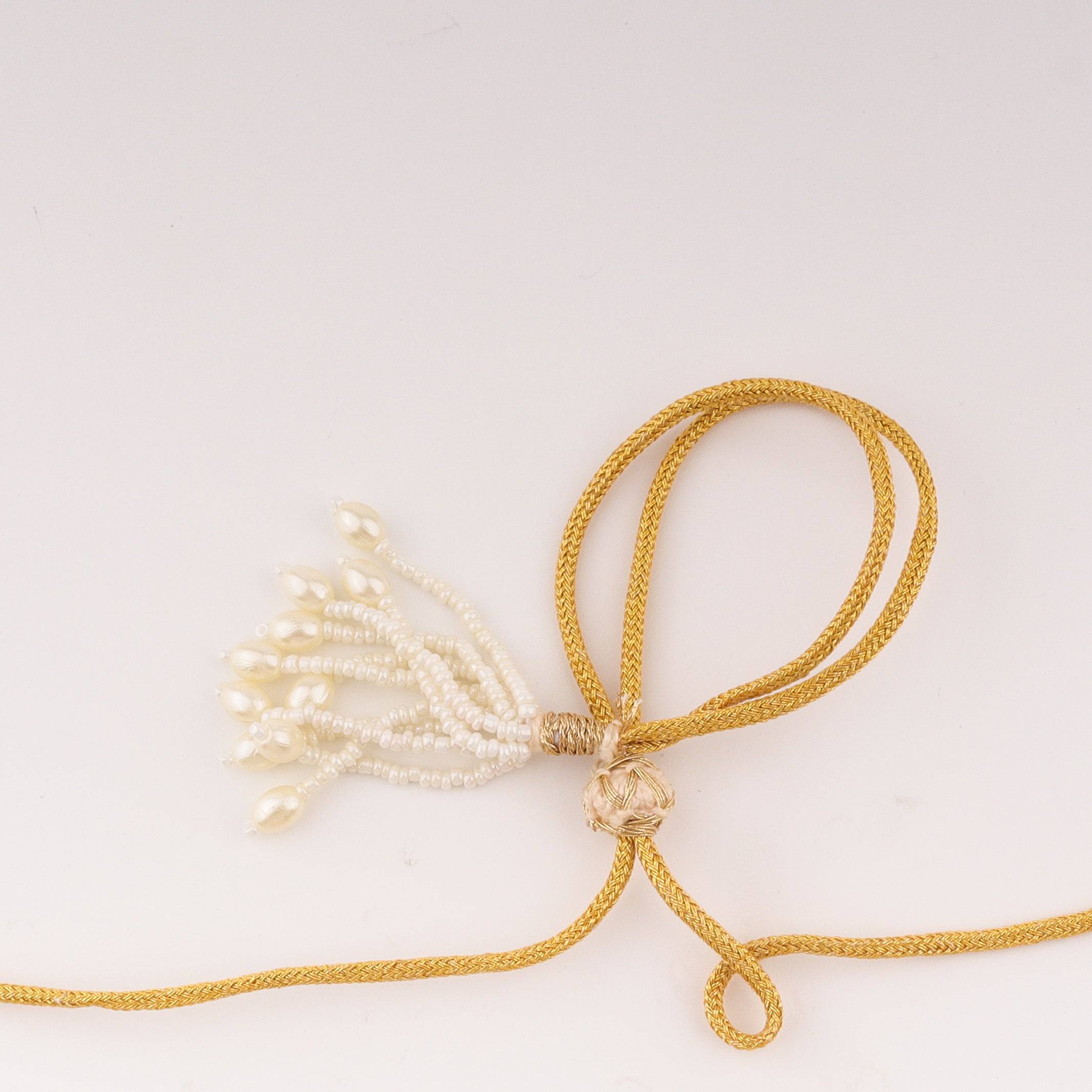 Angled view of 22K Gold Plated Fashion Set highlighting the coordinated design, elegant structure, and polished gold finish