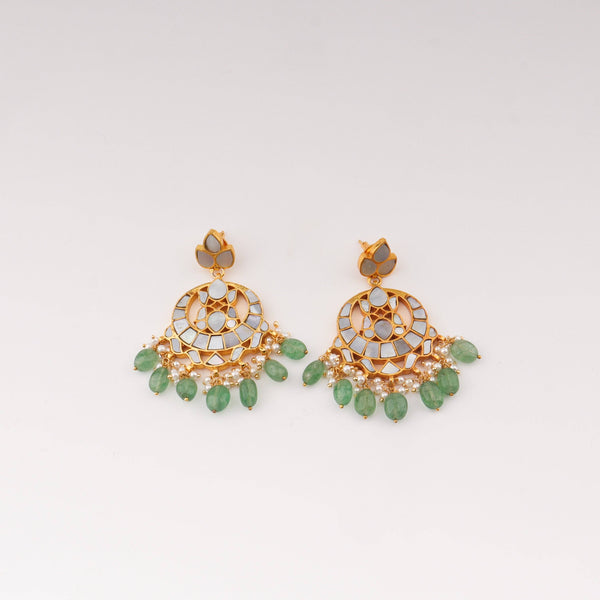 Close-up of 22K Gold-Plated Fashion Set showcasing intricate detailing, fine craftsmanship, and rich 22K gold plating