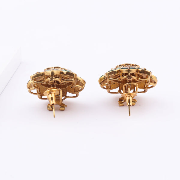 Brass Fashion Earrings