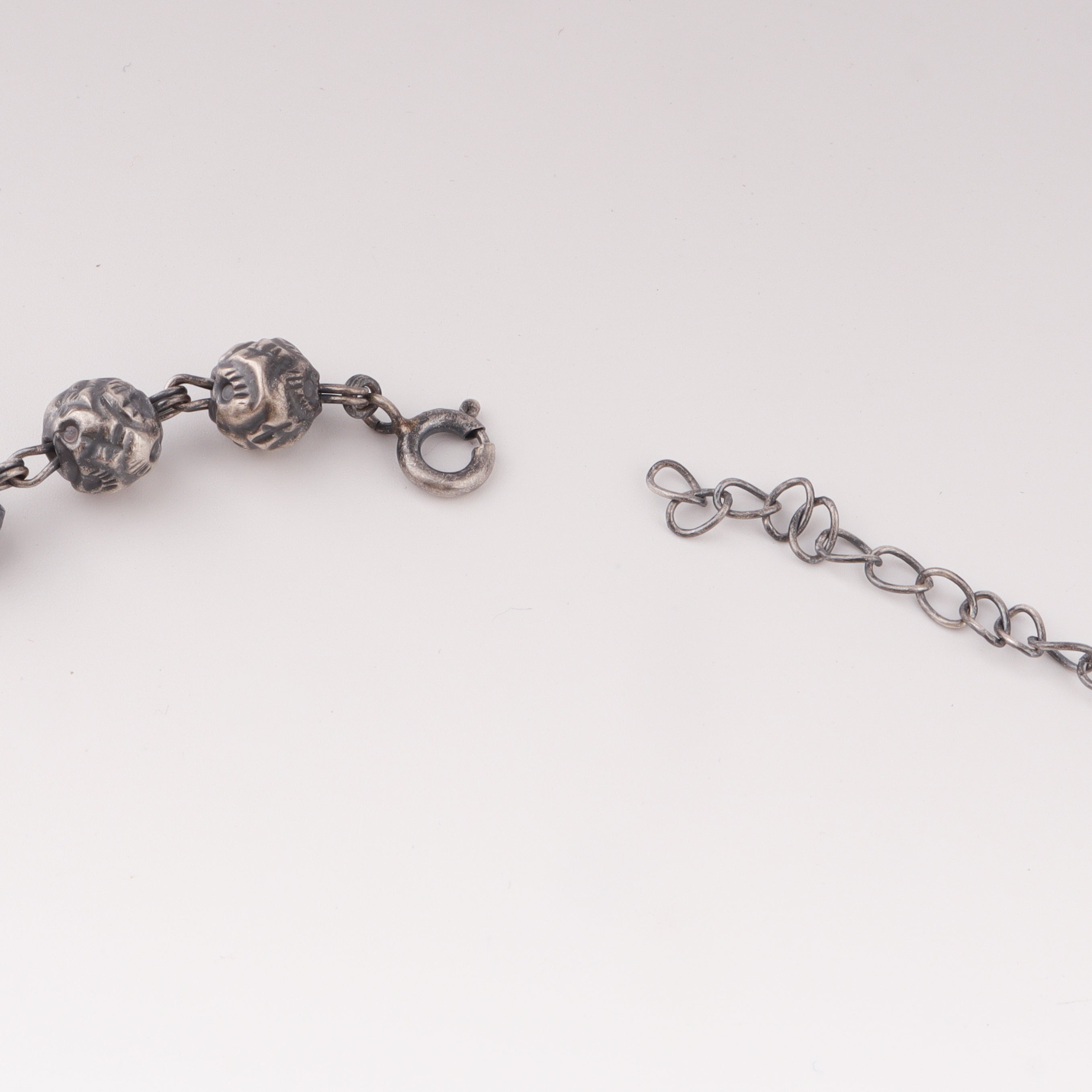 Oxidized 3 layer mohan maal necklace