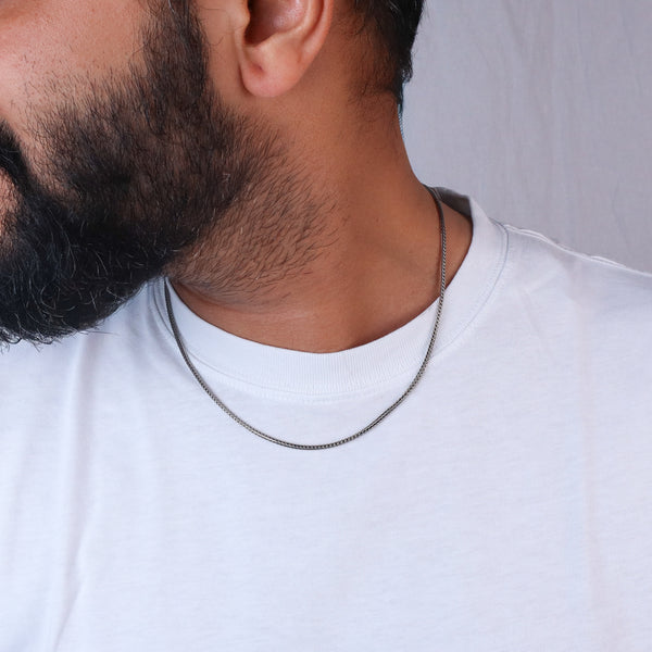 Silver Chain for Men / Women - ( 18 inches )