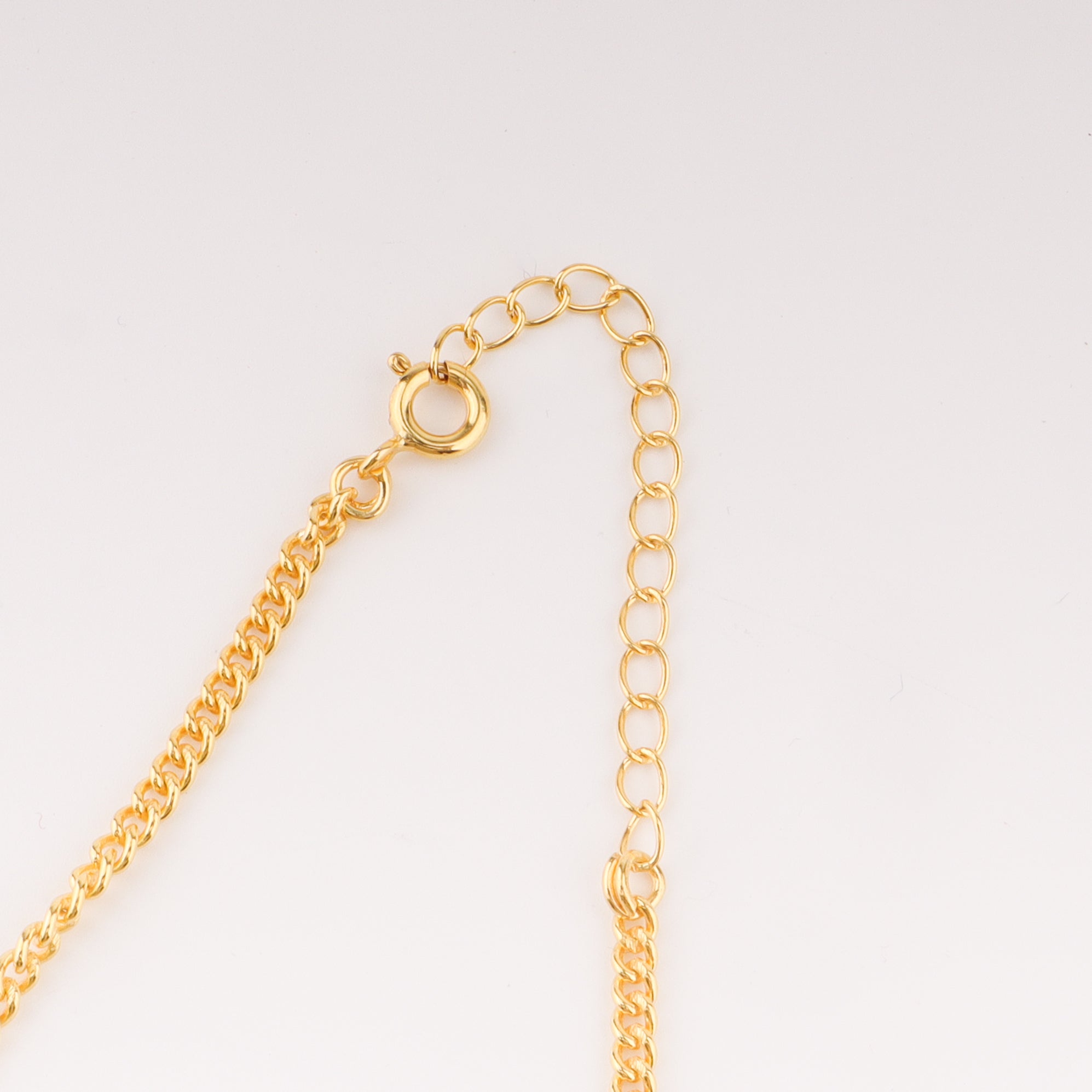 Aadyaa Luxe necklace (with green onyx and pearl bunches)
