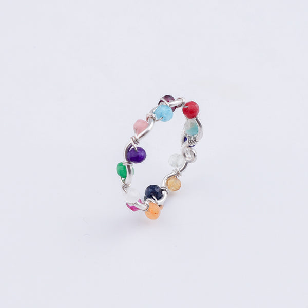 Multicolor Twisted Ring (Project Handmade)