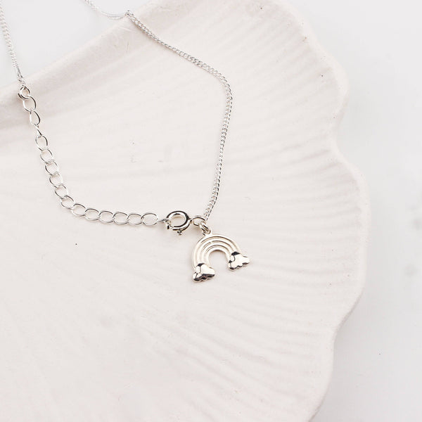 Silver Chain & Starfish Charm Anklet by House of Aadyaa