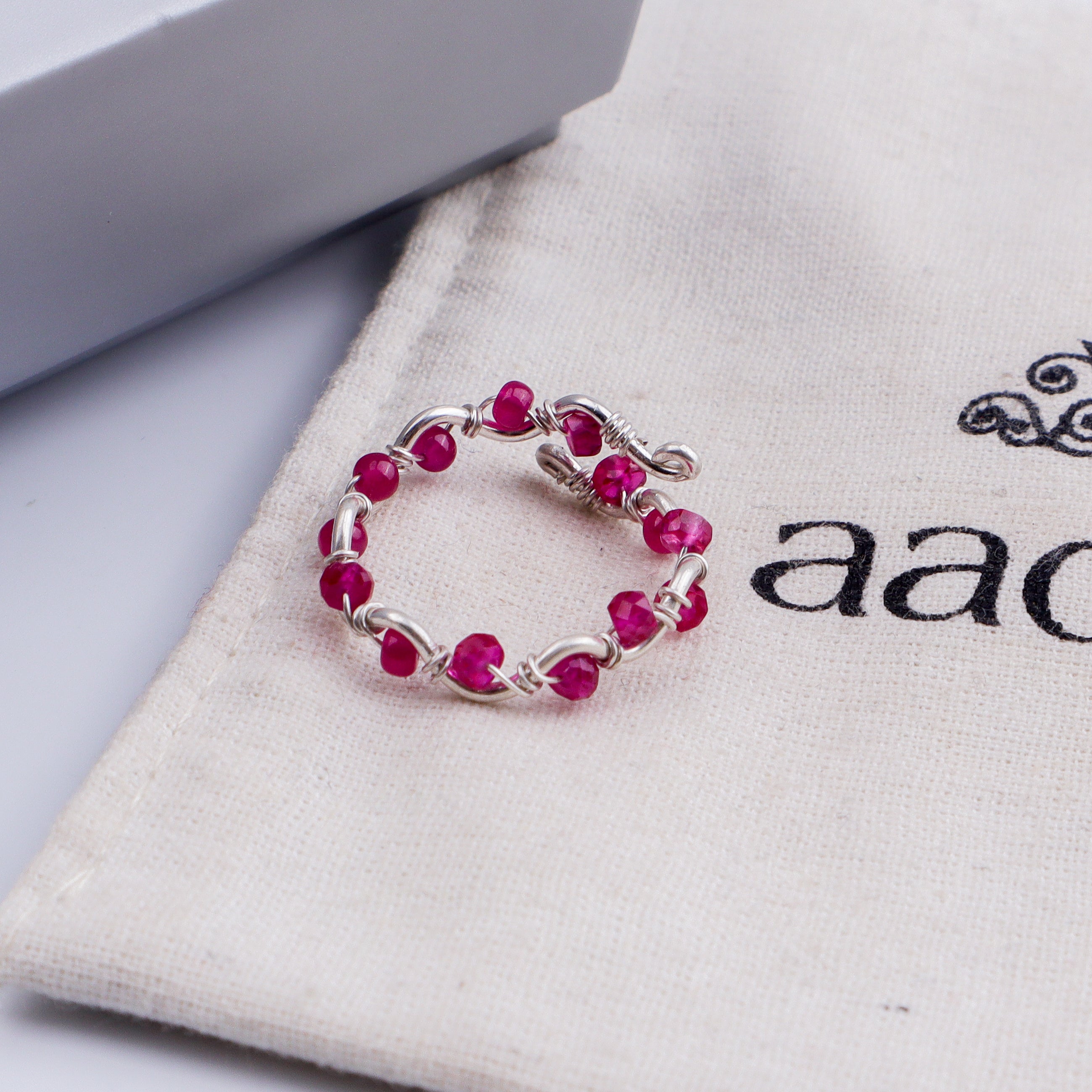 Ruby Twisted Ring (Project Handmade)