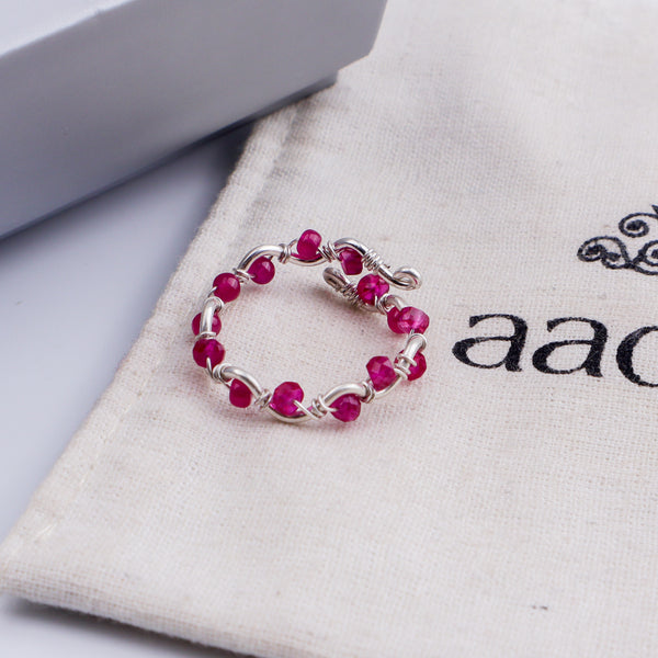 Ruby Twisted Ring (Project Handmade)