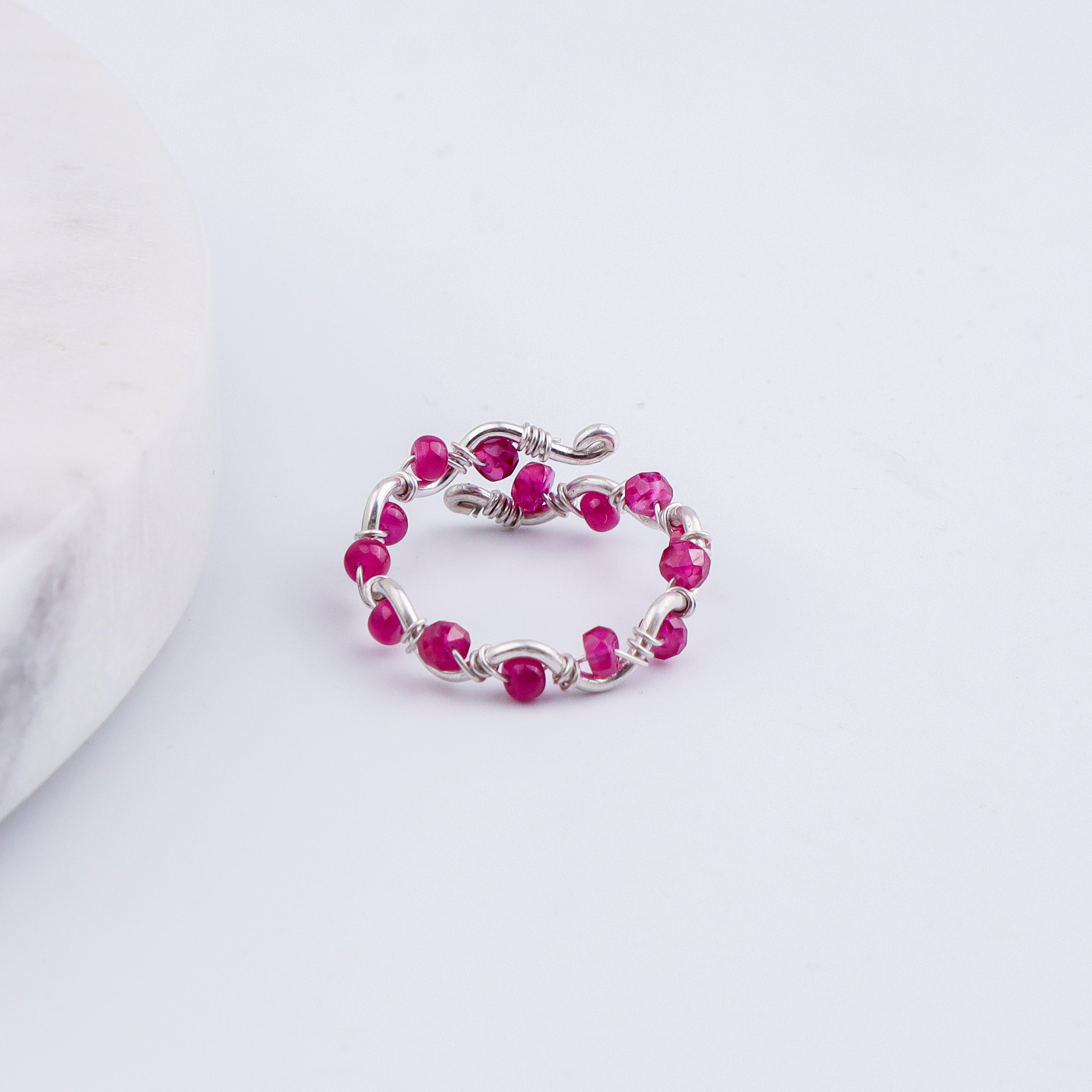 Ruby Twisted Ring (Project Handmade)