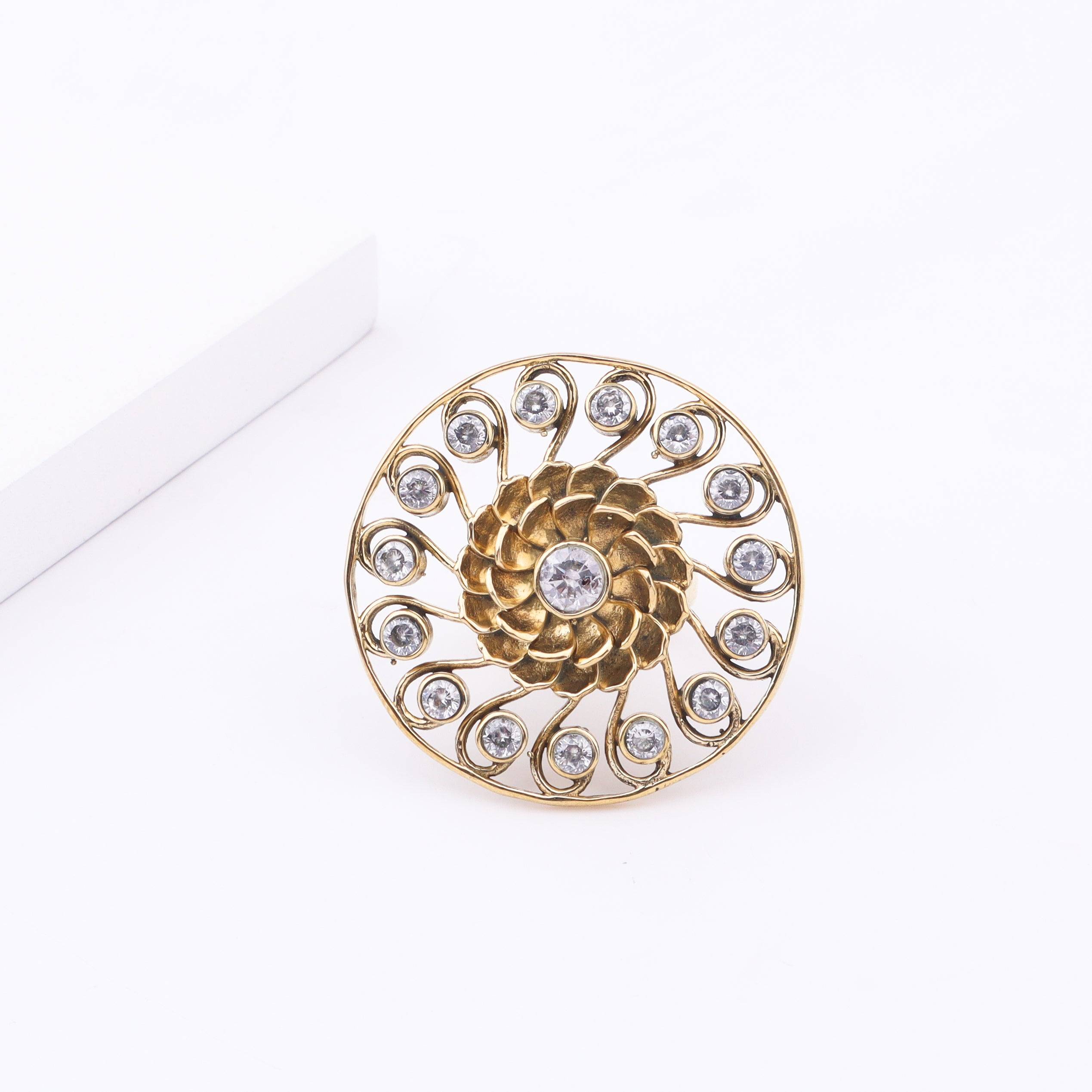 Brass Fashion Ring