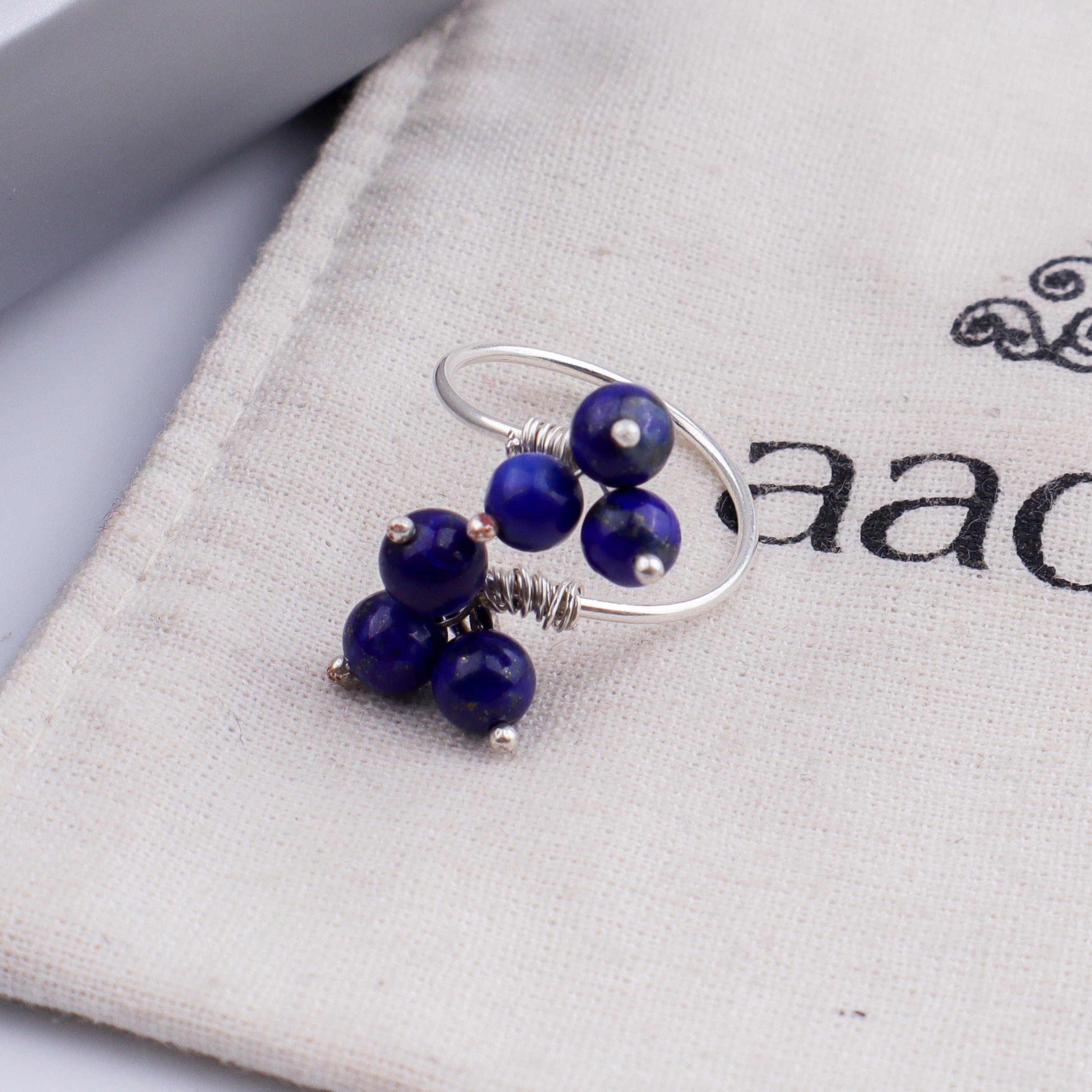 Lappis Lazuli Bunch Ring (Project Handmade)