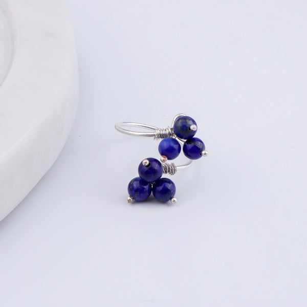Lappis Lazuli Bunch Ring (Project Handmade)
