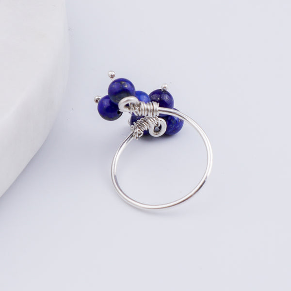 Lappis Lazuli Bunch Ring (Project Handmade)