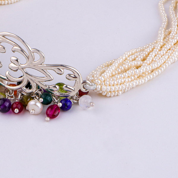 Nakshi Choker Necklace | 92.5 Sterling Silver