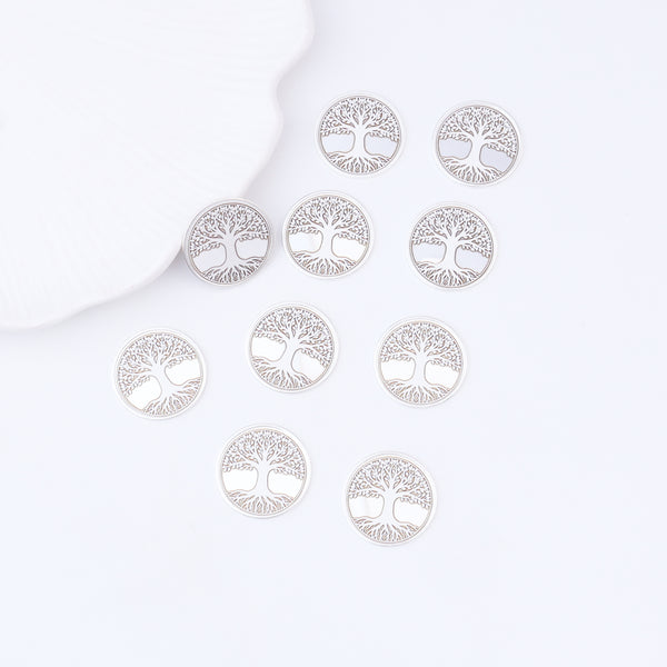 Sterling Silver Tree of Life Coin