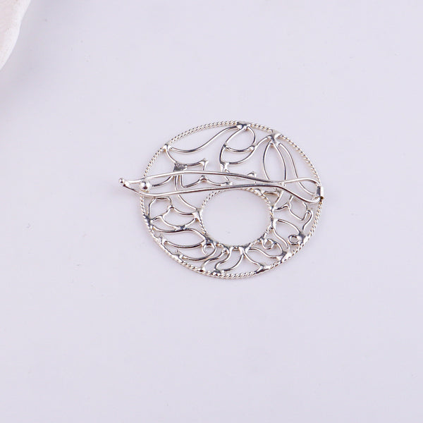 Filigree Circle Hairpin | 92.5 Sterling Silver