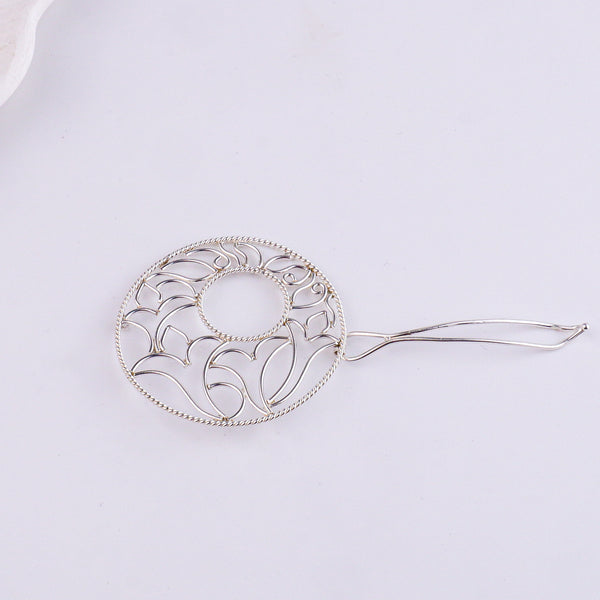 Filigree Circle Hairpin | 92.5 Sterling Silver