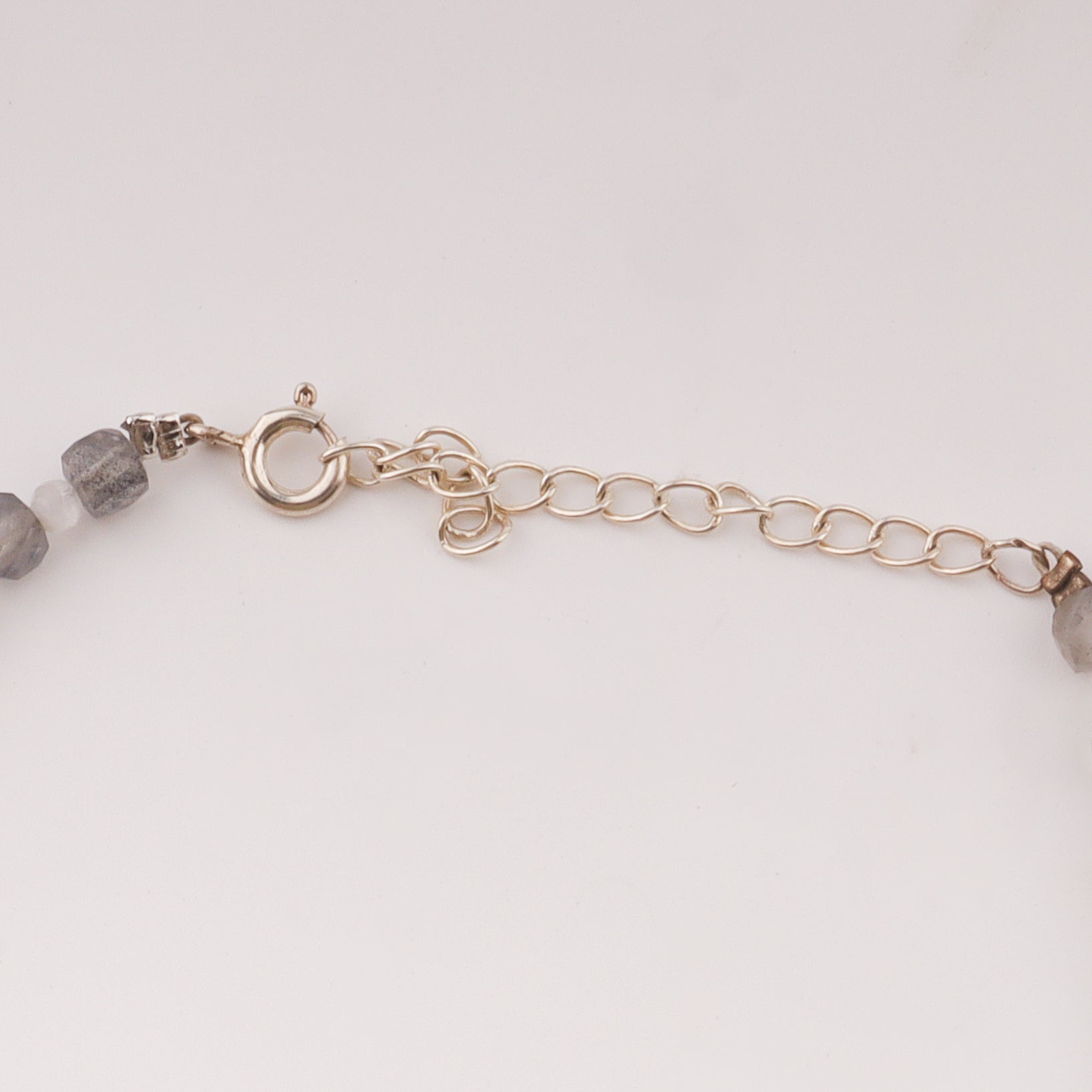 Anklet with Labradorite and Moon Stone