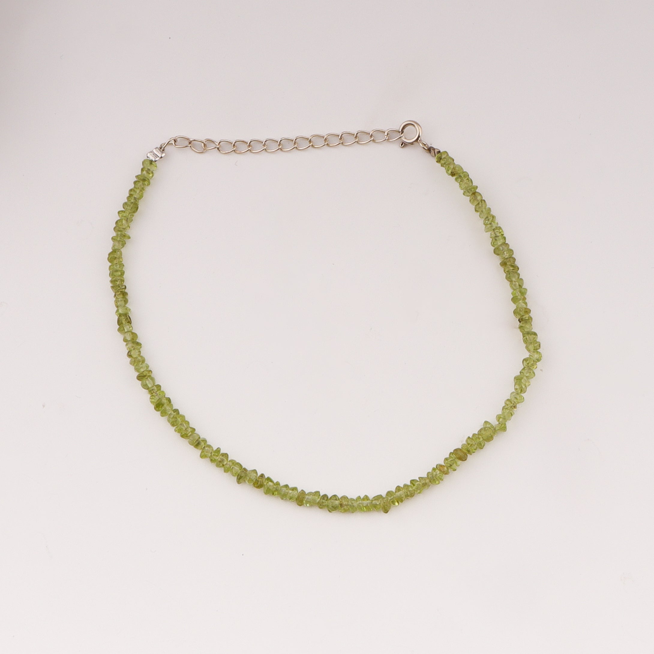Anklet with Peridots