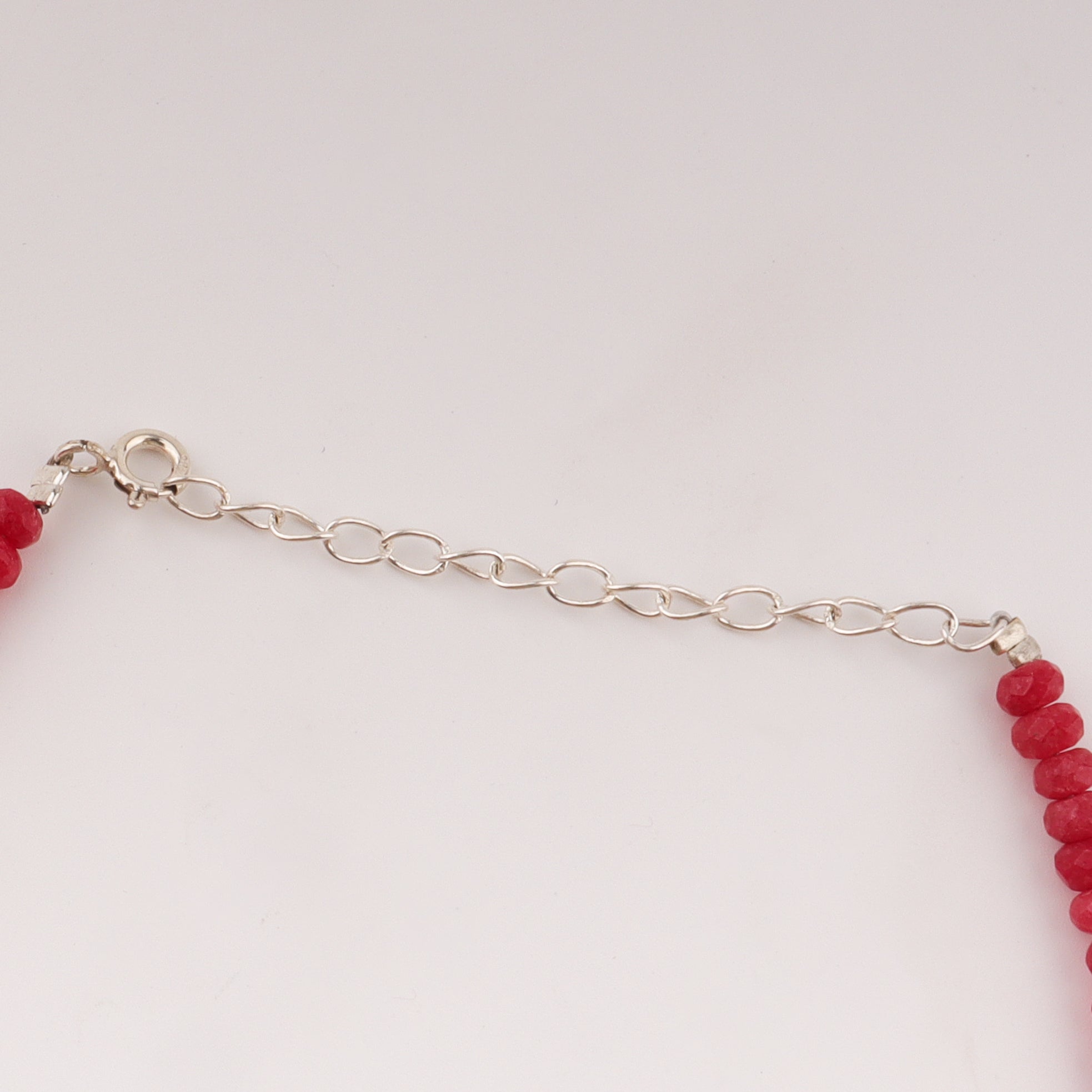 Anklet with Red Sapphire
