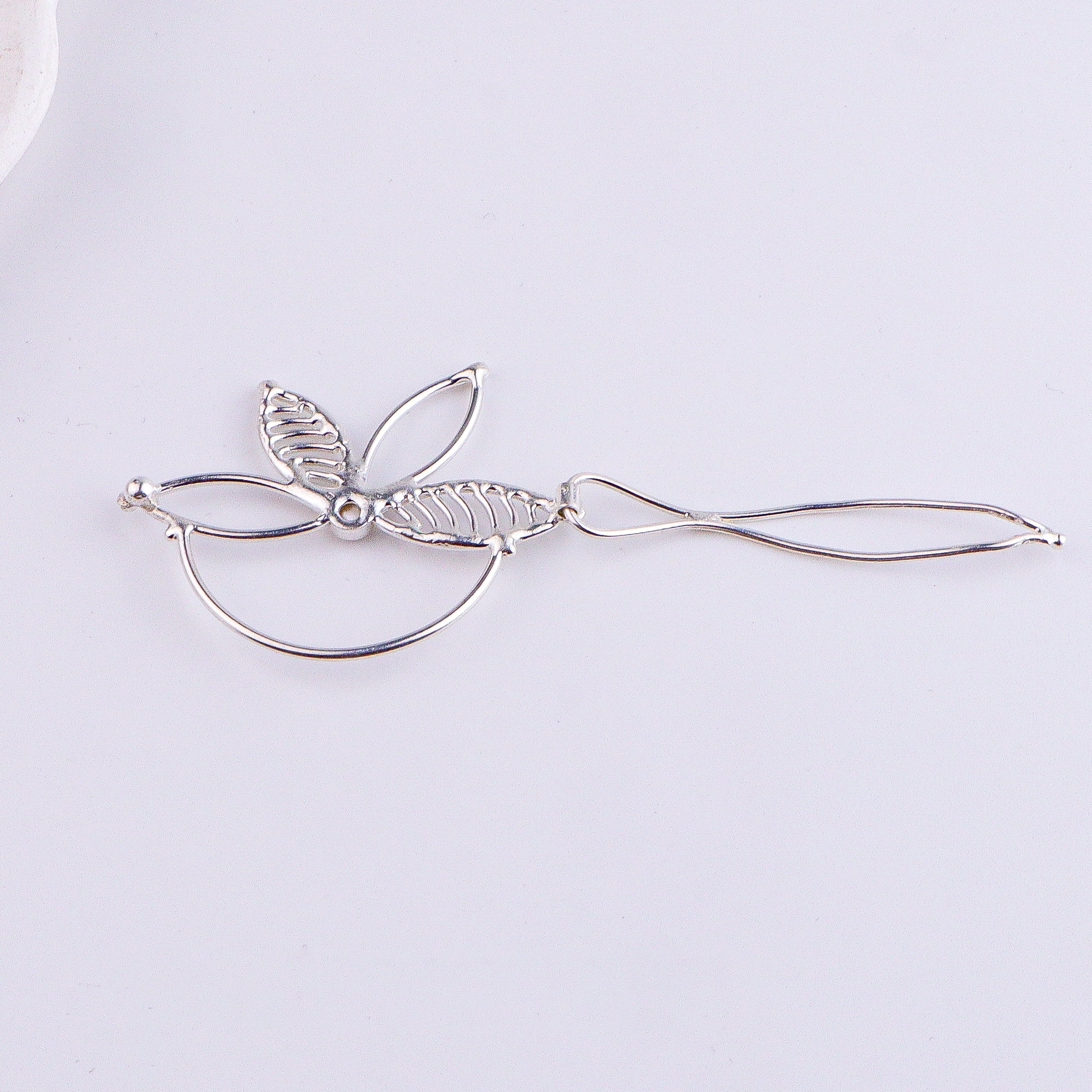 Pearl Flower Hairpin | 92.5 Sterling Silver