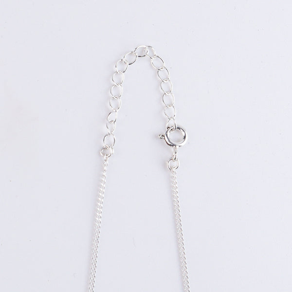 Green Onyx, Black Spinel & Pearl Silver Chain Mangalsutra (Project Handmade)