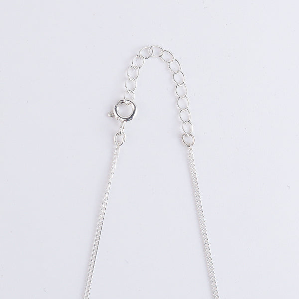 Black Spinel & Pipe Silver Chain Mangalsutra (Project Handmade)