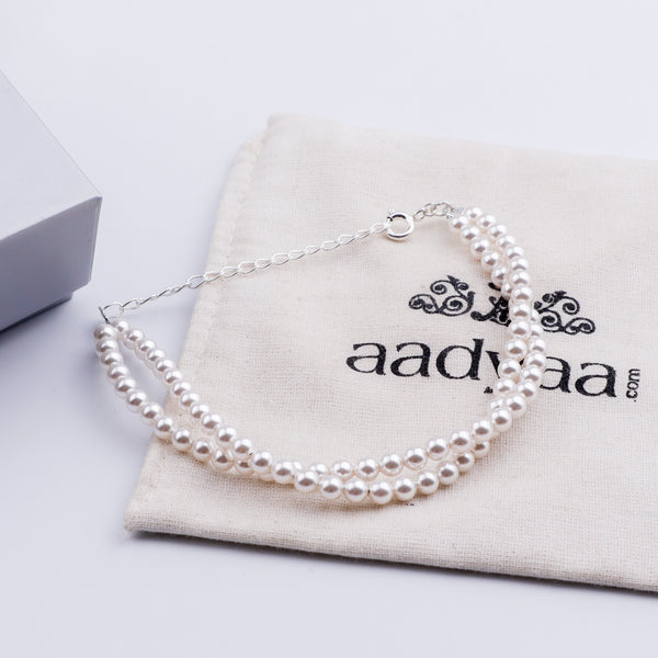 2 Layered Pearl Bracelet