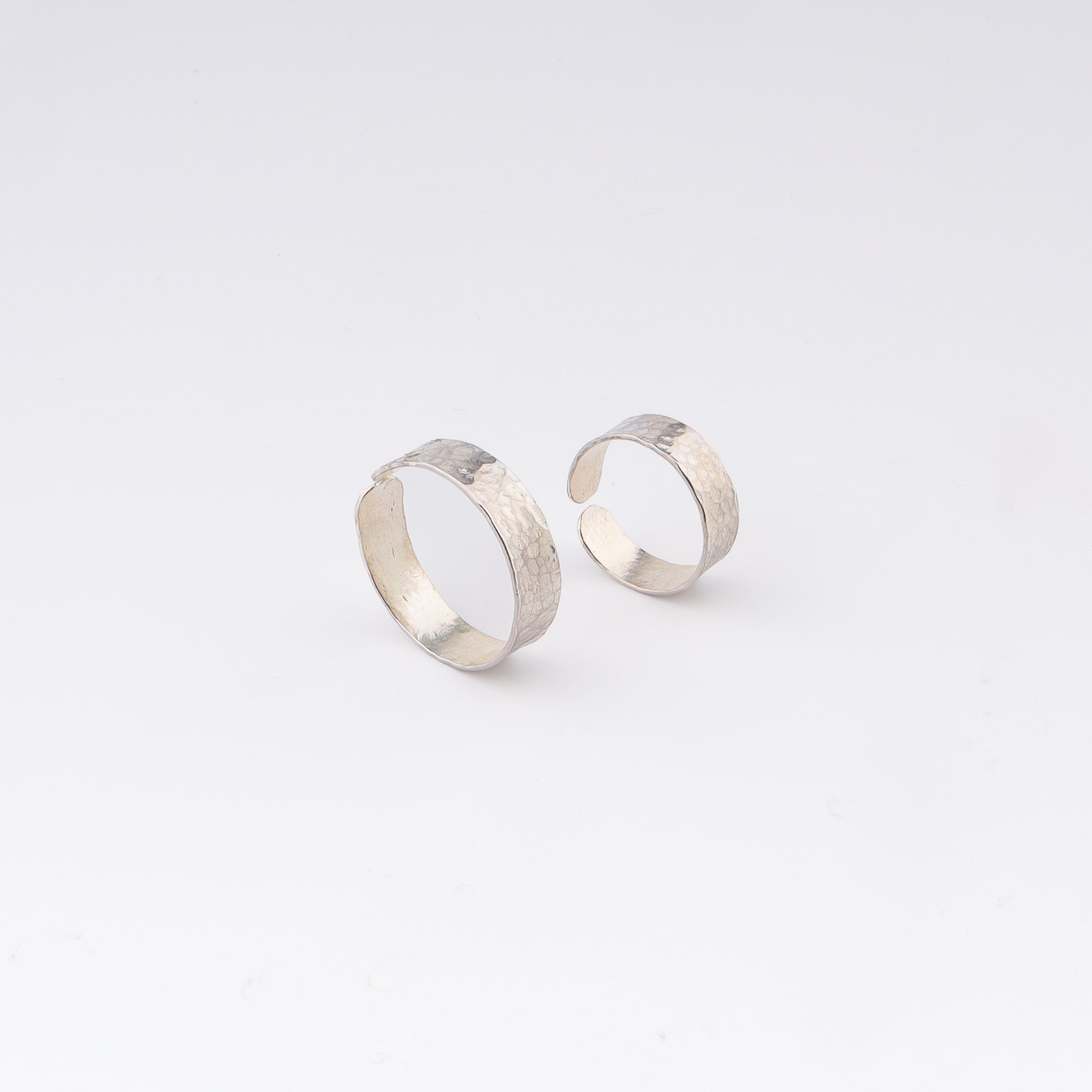 Hammered Couple Ring / Bands