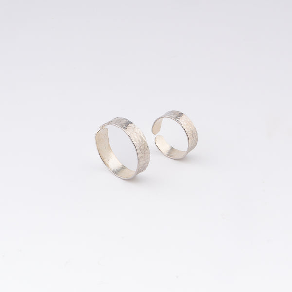 Hammered Couple Ring / Bands