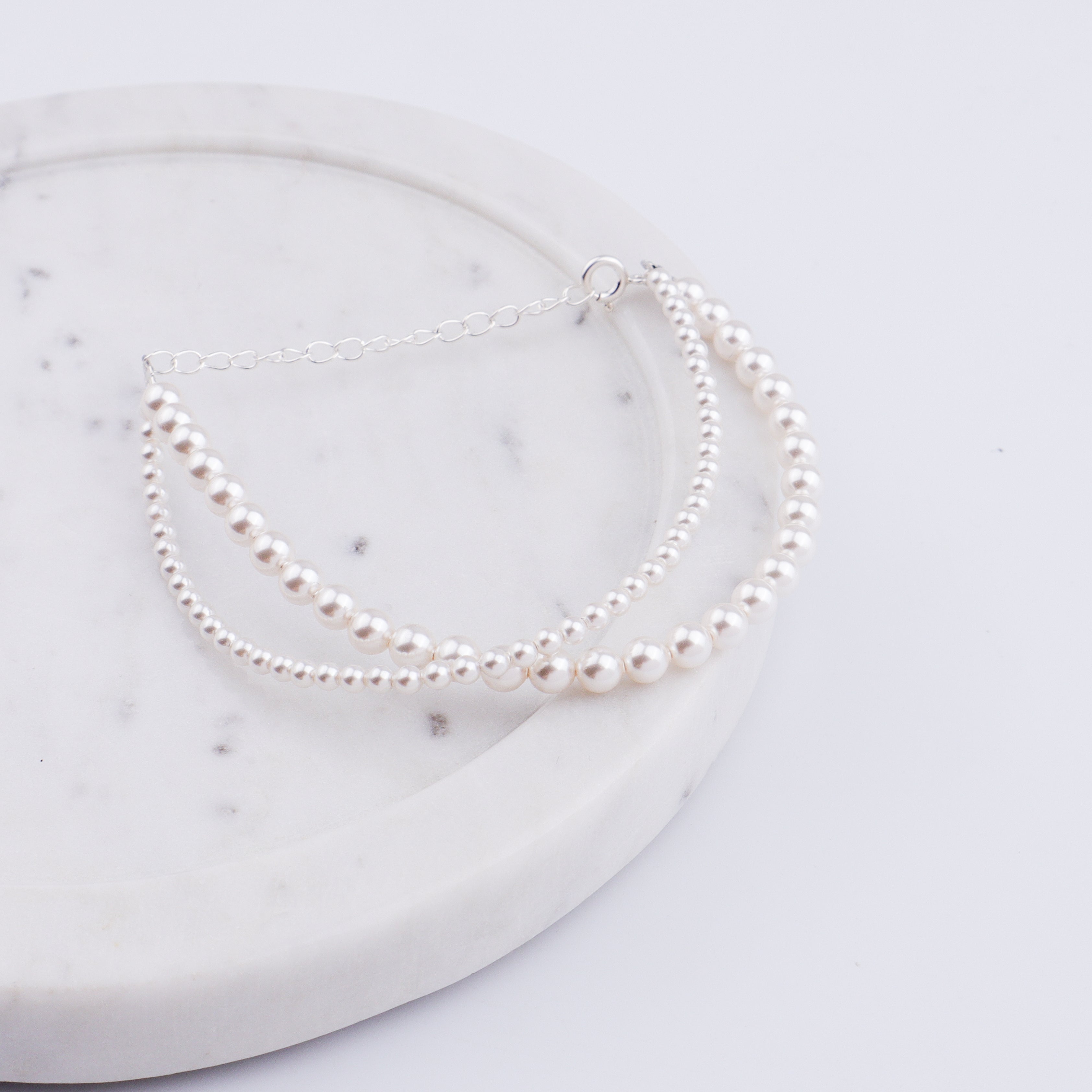 Double Layer Pearl Bracelet
