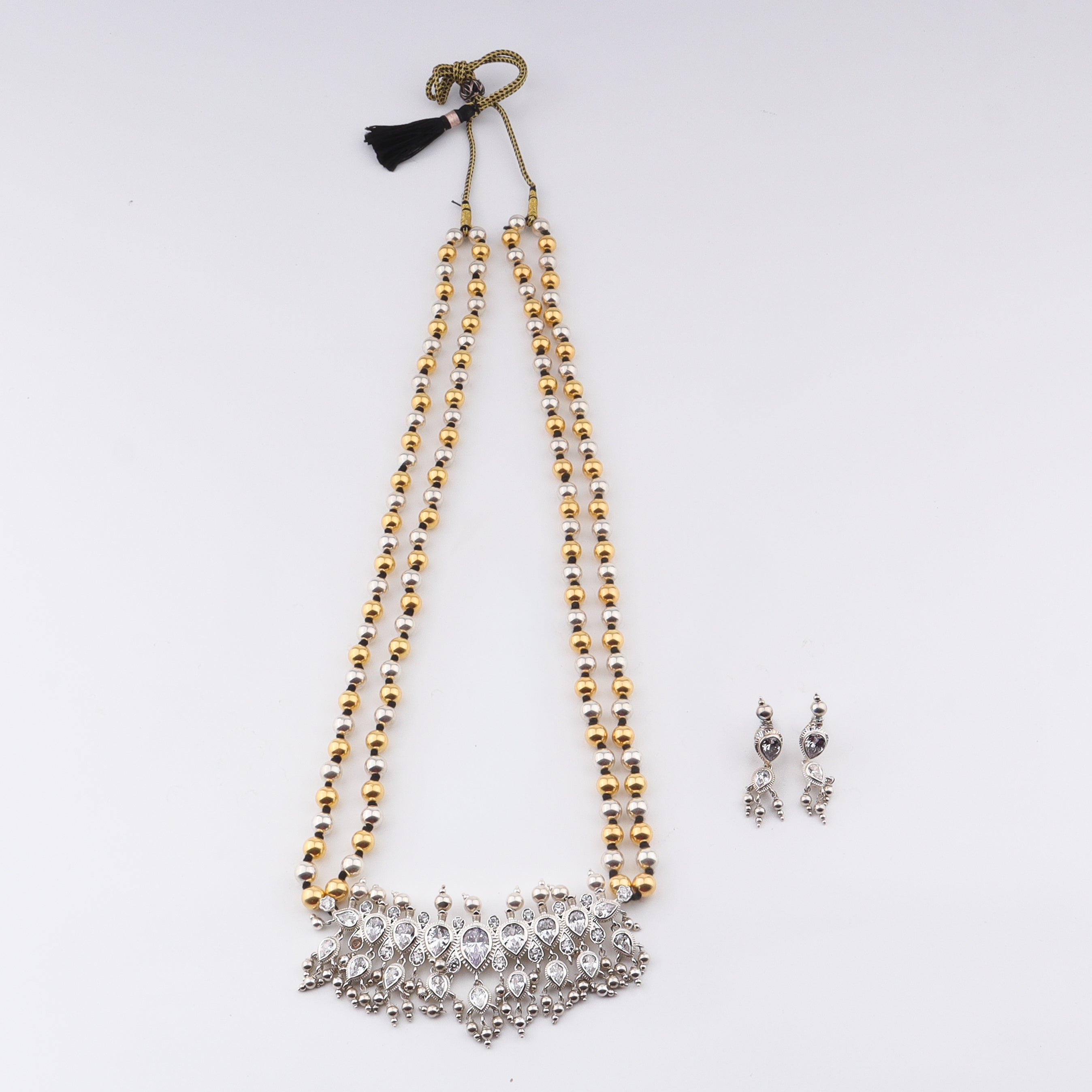 Swarna Rajat Dual Tone Silver Tanmani