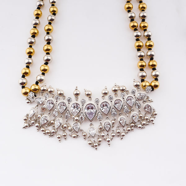 Swarna Rajat Dual Tone Silver Tanmani (Made to Order)
