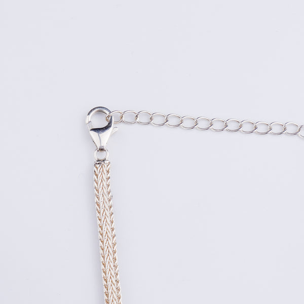 Polki Choker Silver Set (Moissanite)