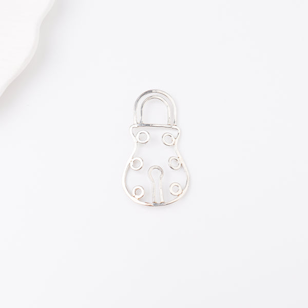 Silver Lock Hairpin
