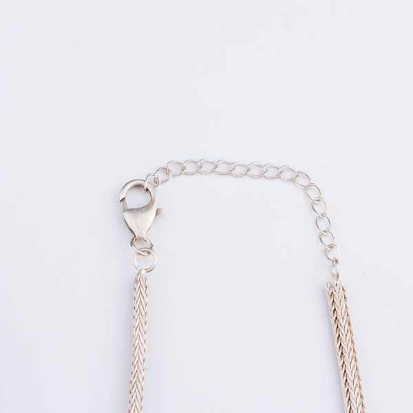 Polki Choker Design Silver Set (Moissanite)