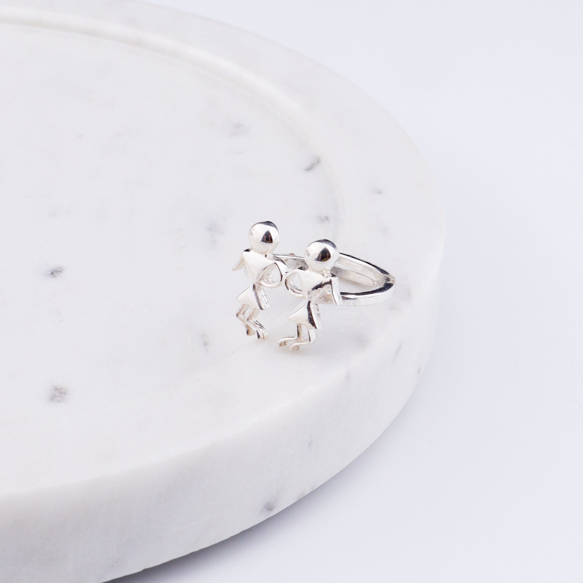 Silver Ring - Warli Art