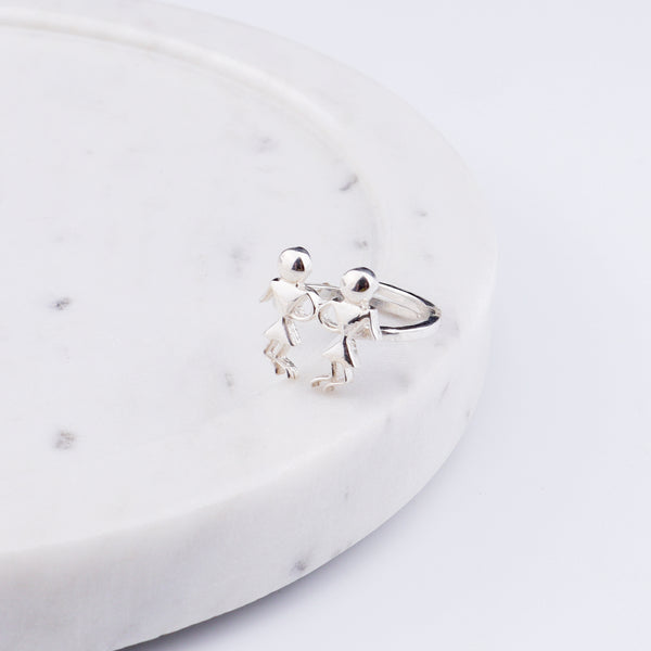 Silver Ring - Warli Art