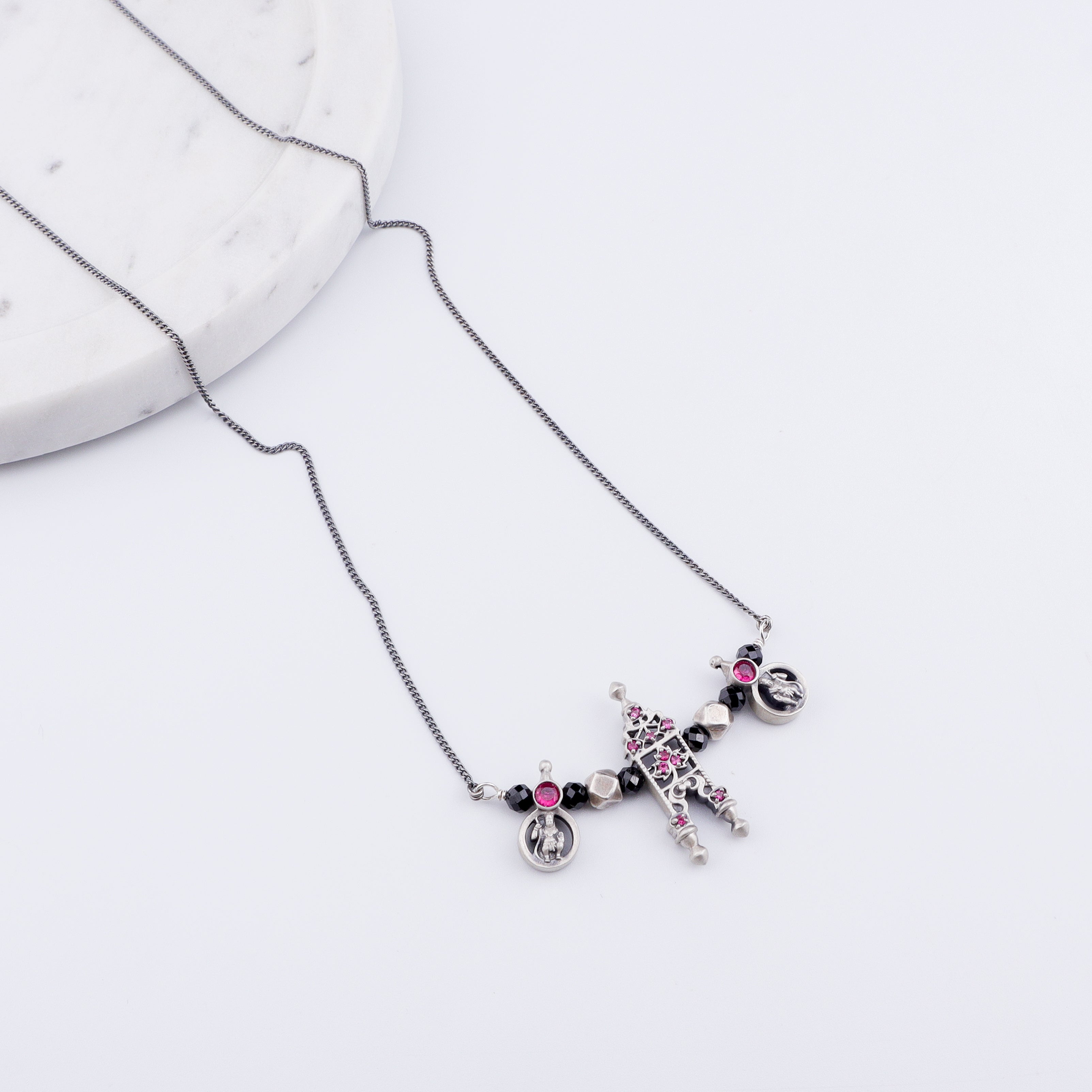 Oxidised Silver Taali Mangalsutra