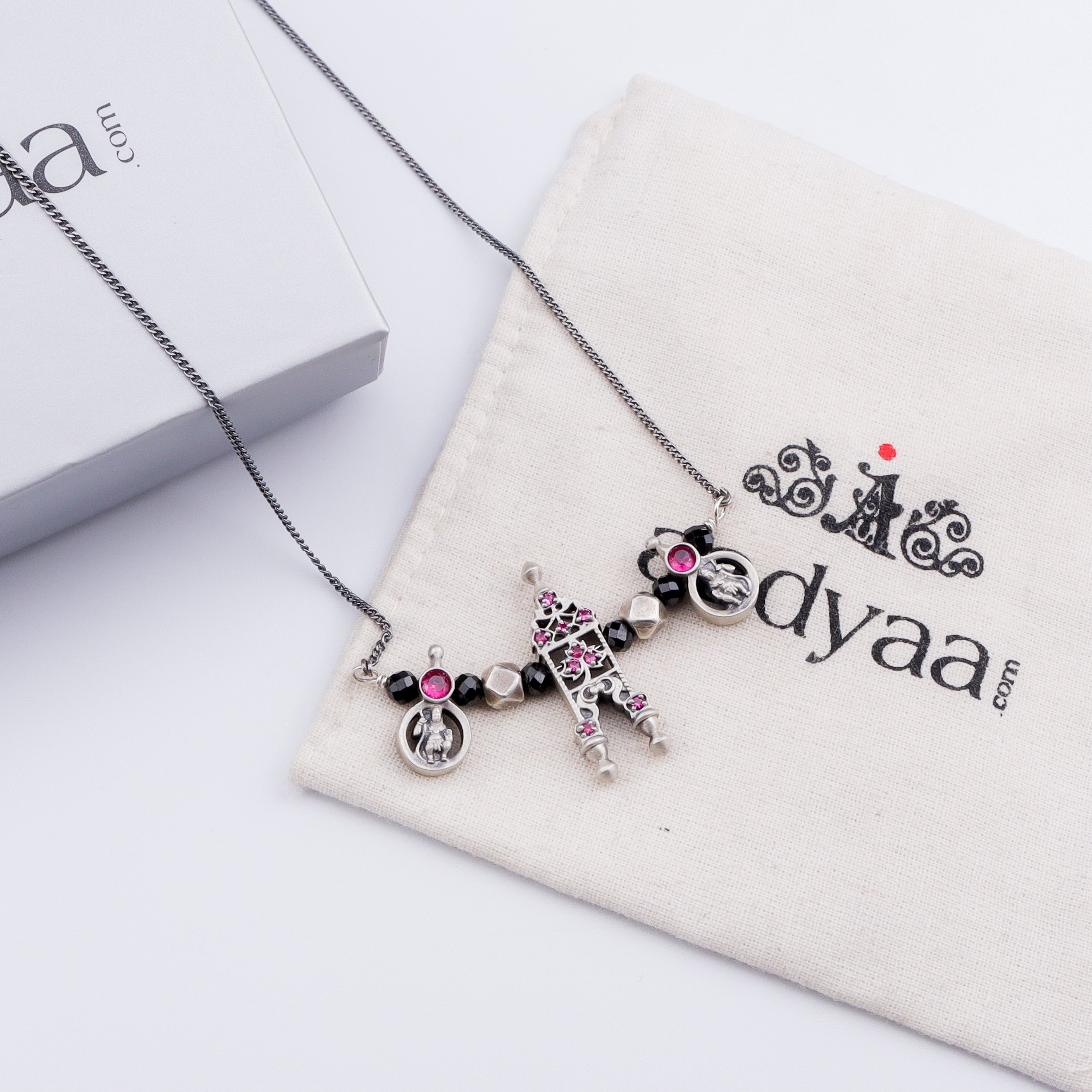 Oxidised Silver Taali Mangalsutra