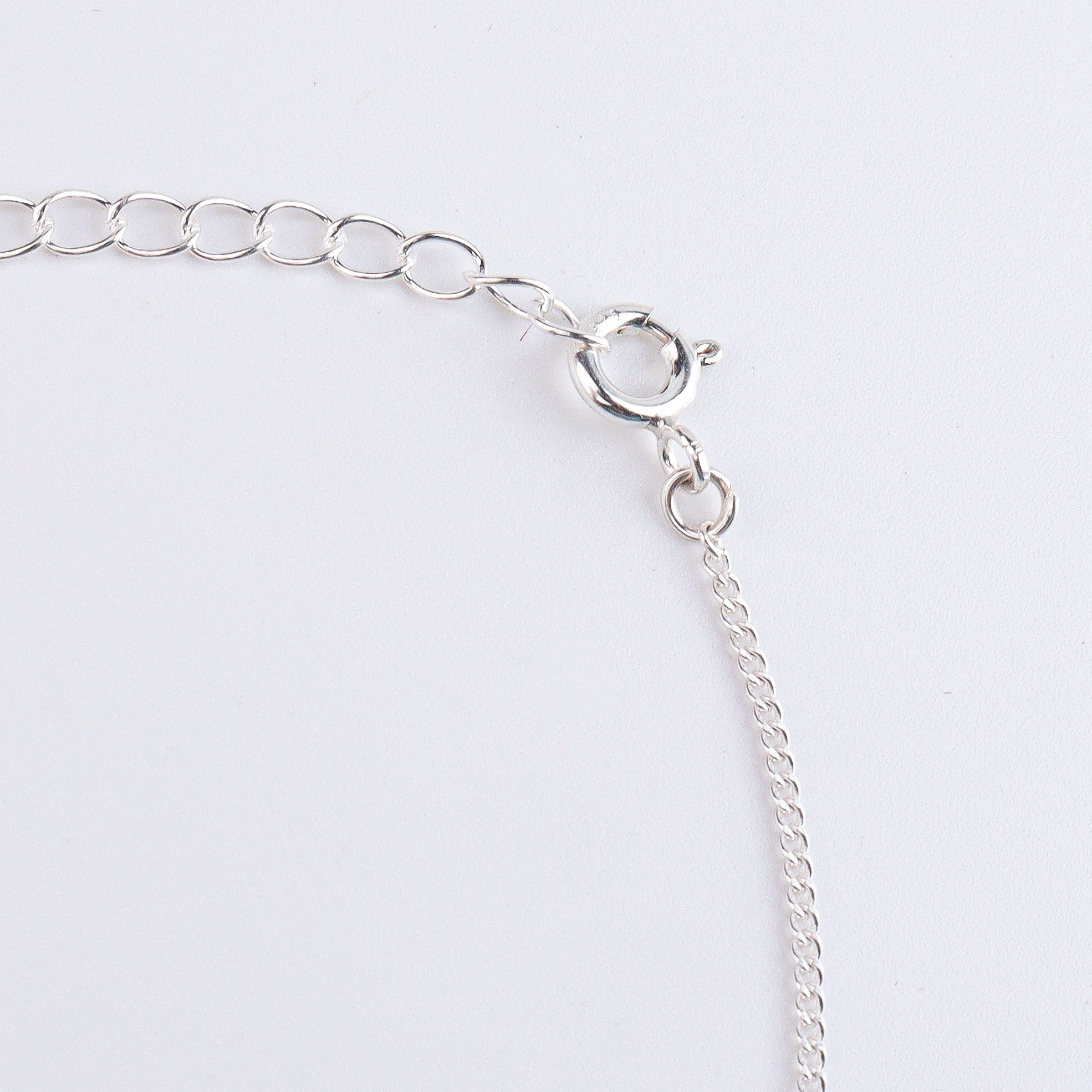 Black Spinel & Pipe Silver Chain Mangalsutra Bracelet (Project Handmade)