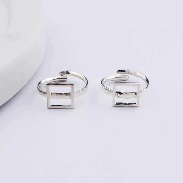 Silver Square Toering